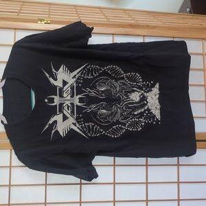 Vektor metal band t shirt